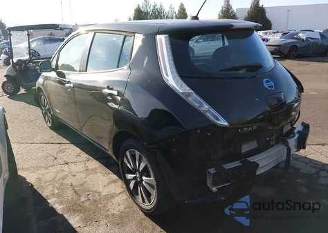 2015 Nissan Leaf Sl z USA, uszkodzony, nr VIN 1N4AZ0CPXFC306557